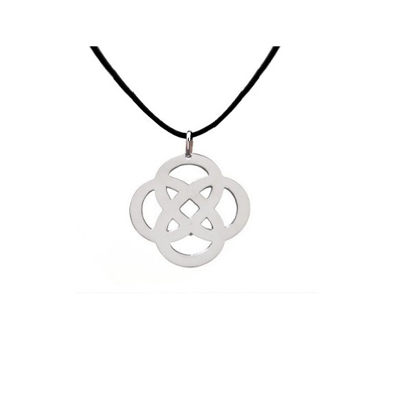 collier arabesque infini sur chaine argent