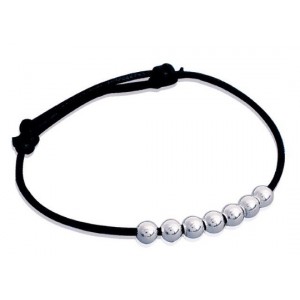 bracelet petites billes argent