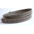  bracelet cuir double tour marron taupe