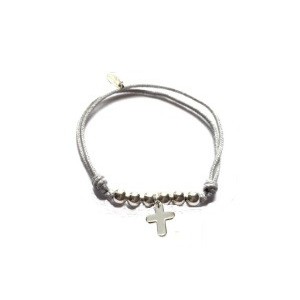 bracelet croix argent