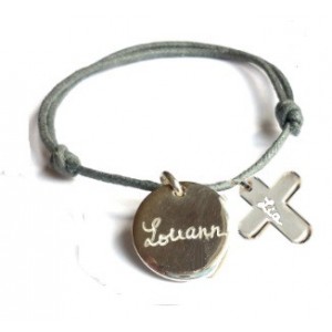 bracelet 1 médaille et sa croix