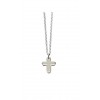 Collier croix argent