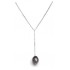 Collier goutte noire 