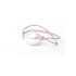 bague perle eau douce OVALE BEIGE ROSE sur fil