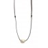 Collier 1 perle de culture ovale BEIGE