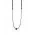 Collier 1 perle de culture noire