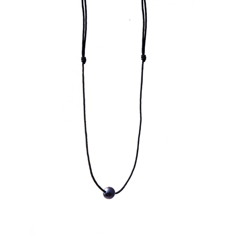 Colliers en cordon ciré avec pendentif coquillage 45-50cm