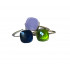 Bague Spring parme ( lavande) , bleu, vert olive