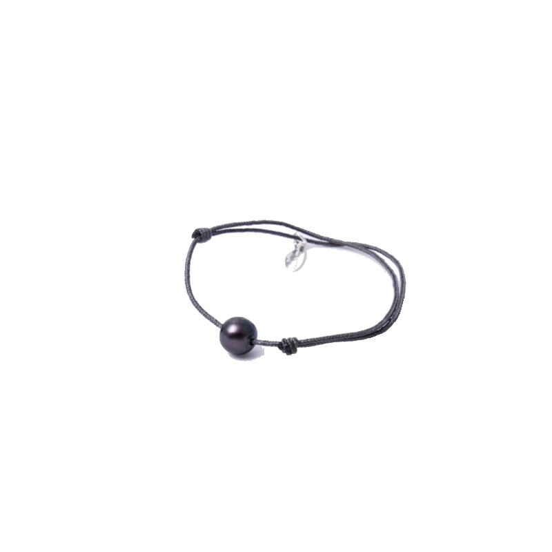 Bracelet de Perles noires de culture d'eau douce   - Shopping  et Courses en ligne, livrés à domicile ou au bureau, 7j/7 à la Réunion