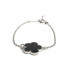 bracelet sur chaine argent