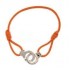 bracelet menotte orange