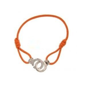 bracelet menotte orange