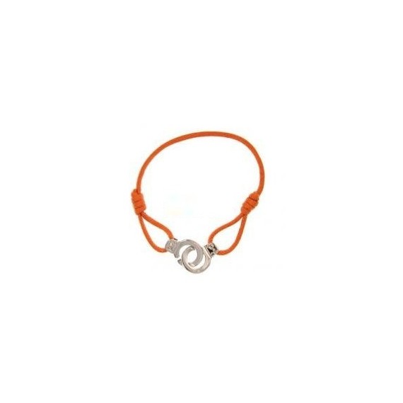 bracelet menotte orange