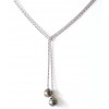 Collier cravatte perles de TAHITI baroques