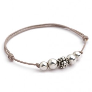 bracelet perles argent